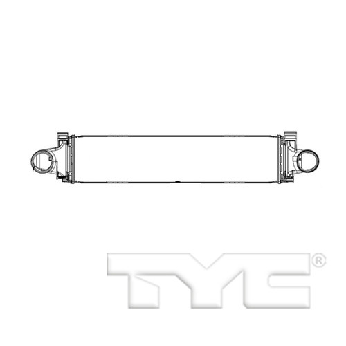 TYC Charge Air Cooler 18058 for 2015-2018 Volvo 2.0L (S60, S60 Cross Country, S80, V60)