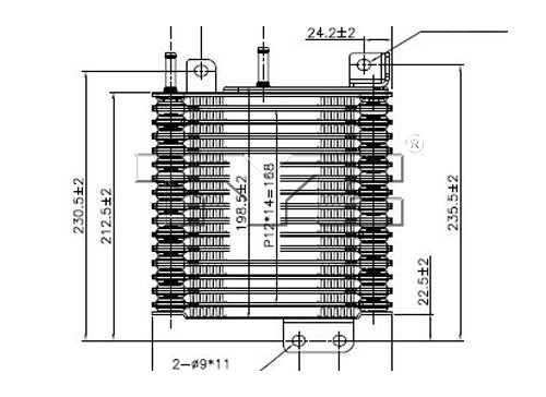 TYC Trans. Oil Cooler 19024 for 2003-2006 Mitsubishi 2.4L (Outlander)