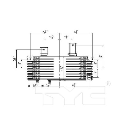 TYC Trans. Oil Cooler 19133 for 2017-2019 Toyota 3.5L (Highlander)