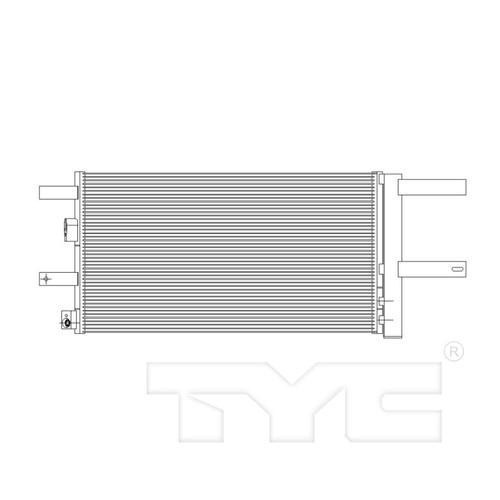 TYC Condenser 30062 for 2017-2019 Ford 2.7L (Fusion)