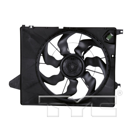 TYC Cooling Fan Assembly 622730 for 2010-2013 Hyundai/Kia 3.5L 2.4L (Santa Fe, Sorento)