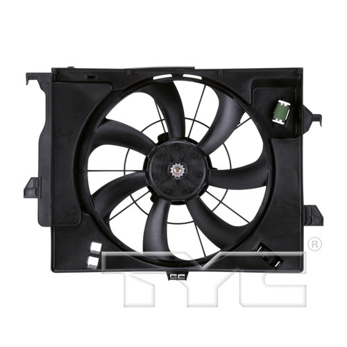 TYC Cooling Fan Assembly 622590 for 2011-2017 Hyundai/Kia 1.6L (Accent, Veloster, Rio)