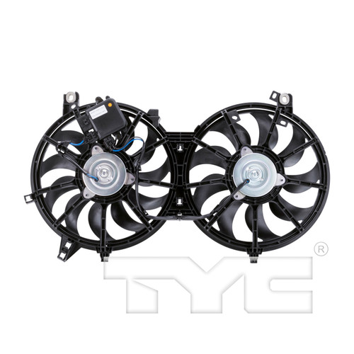 TYC Cooling Fan Assembly 621840 for 2007-2020 INFINITI/Nissan 3.5L 3.7L (EX35, EX37, FX35, FX37)