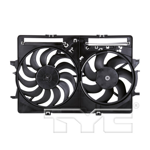 TYC Cooling Fan Assembly 622940 for 2008-2018 Audi 2.0L 3.2L (A4, A4 allroad, A4 Quattro, A5)