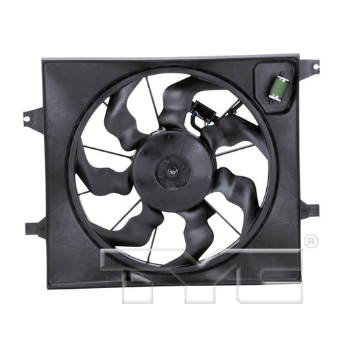 TYC Cooling Fan Assembly 622240 for 2010-2011 Kia 1.6L (Soul)