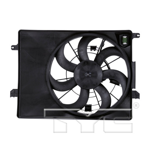 TYC Cooling Fan Assembly 622700 for 2010-2016 Hyundai/Kia 2.0L 2.4L (Tucson, Sportage)