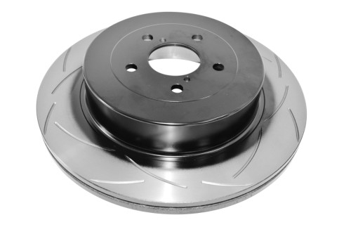 DBA Rear Slotted T2 Street Series Rotor for 98-06 WRX