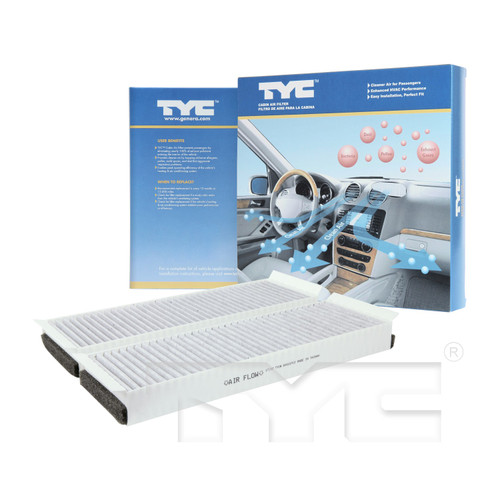 TYC Cabin Air Filter 800127C2 for 2005-2015 Audi 3.2L 3.0L (A6, A6 Quattro, R8, S6)