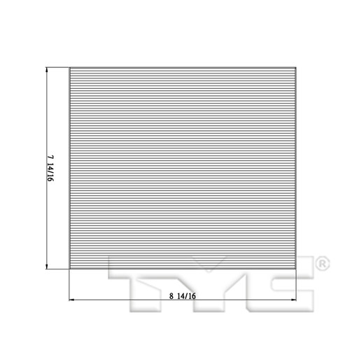 TYC Cabin Air Filter 800205P for 2016-2026 Hyundai/Kia 2.0L 1.6L (Kona, Kona N, Tucson, Veloster)