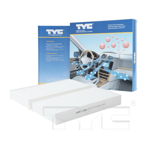 TYC Cabin Air Filter 800001P2 for 1997-2011 Acura/Honda 2.0L 1.7L (CSX, EL, RSX, Civic)