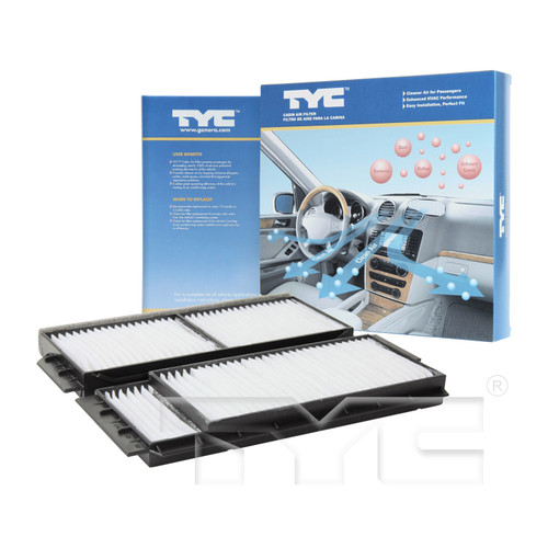 TYC Cabin Air Filter 800023P2 for 2004-2017 Mazda 2.0L 2.3L (3, 3 Sport, 5)