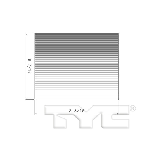 TYC Cabin Air Filter 800199P for 2014-2019 Kia 2.0L 1.6L (Soul, Soul EV)