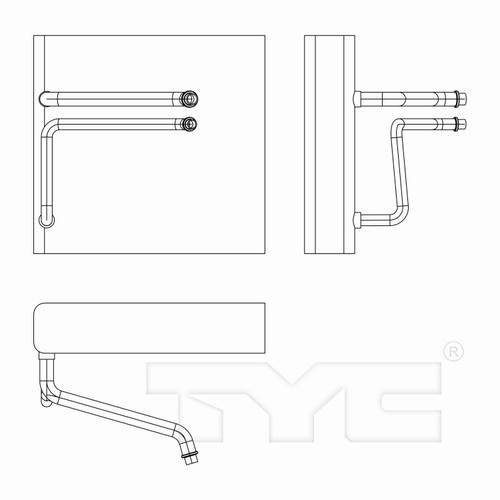TYC Evaporator 97219 for 2005-2009 Ford 4.0L 4.6L (Mustang)