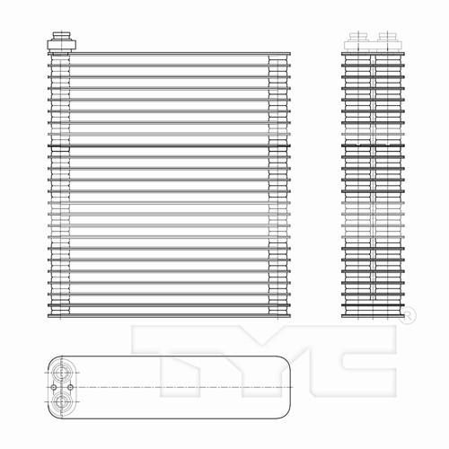 TYC Evaporator 97290 for 2010-2013 Mazda 2.0L 2.3L (3)