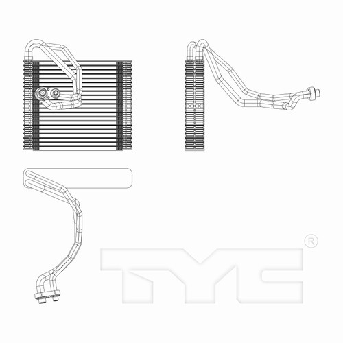 TYC Evaporator 97231 for 2013-2016 Dodge 1.4L 2.4L (Dart)
