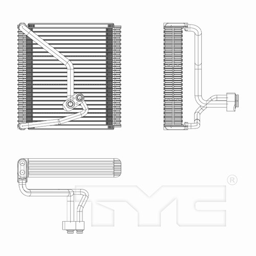 TYC Evaporator 97246 for 2004-2009 Kia 2.0L (Spectra, Spectra5)