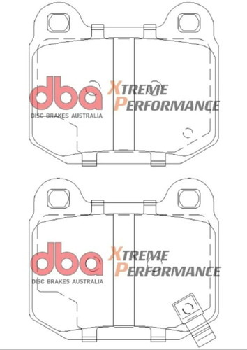 DBA XP650 Rear Brake Pads for 03-06 EVO/04-09 STi/03-07 350Z Track/G35 w/Brembo