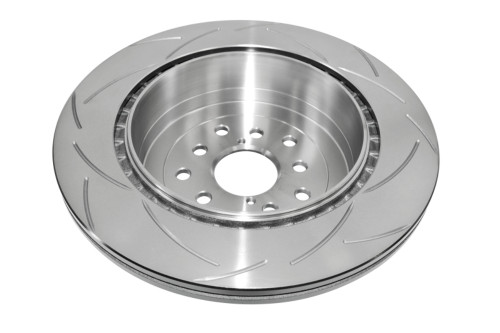 DBA Rear Slotted Street Series Rotor for 02-09 Subaru WRX/02-07 STi 10 Stud Hole