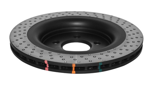 DBA Front 4000 Series Cross Drilled Rotor for 2015-2020 Ford Mustang GT (with 352mm Front Rotor without Perf Pkg)