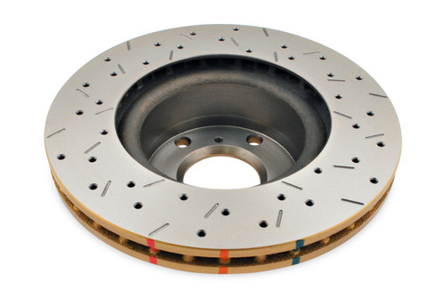 DBA 4000 Series Cross Drilled & Slotted Rear Rotor for 300ZX 7/90-96 Turbo