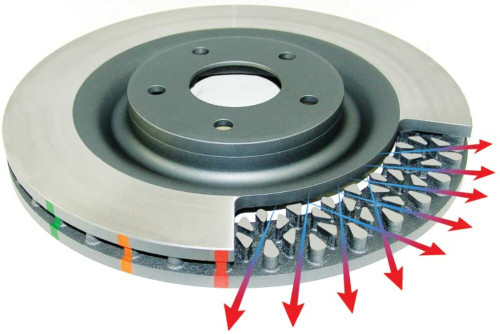 DBA 4000 T3 Series Bi-Directional Slotted REAR Rotor for 06-17 Holden Commodore