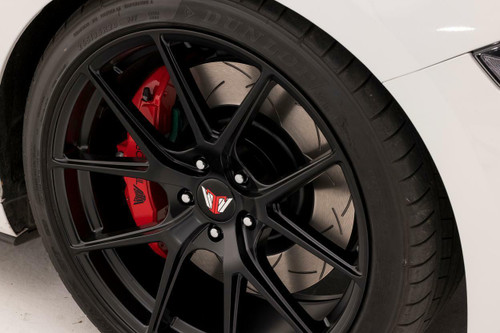 DBA Rear Drilled/Slotted 4000 Series Rotor for 2015 Ford Mustang EcoBoost/GT without Brembo Calipers