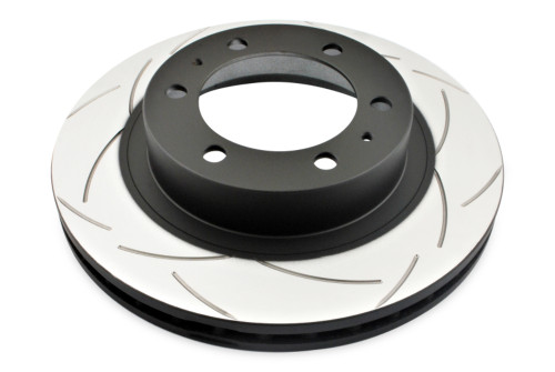DBA for 07-14 Toyota FJ Cruiser 4X4 Survival T2 Slotted Front Brake Rotor