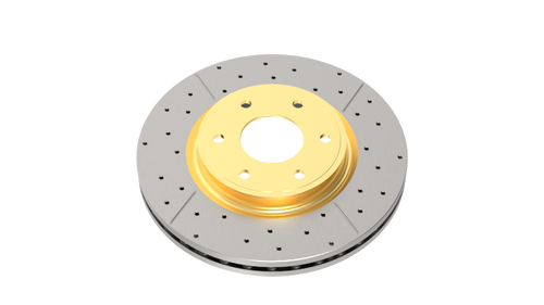 DBA For 05-06 Pontiac GTO Front Street Series Drilled & Slotted Rotor