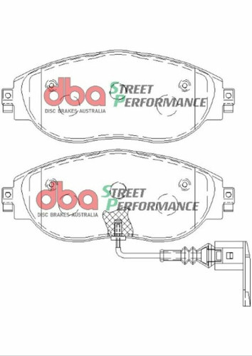 DBA For 13-21 Volkswagen Golf R (MK7) SP Performance Front Brake Pads
