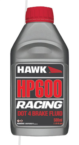 Hawk HP600 | Performance Street DOT 4 Brake Fluid - 500ml Bottle