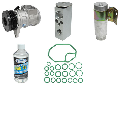 A/C Compressor Kit KT 1163 for 1996-2000 Chrysler/Dodge/Plymouth 3.3L 2.4L (Grand Voyager, Town & Country, Caravan, Grand Caravan)