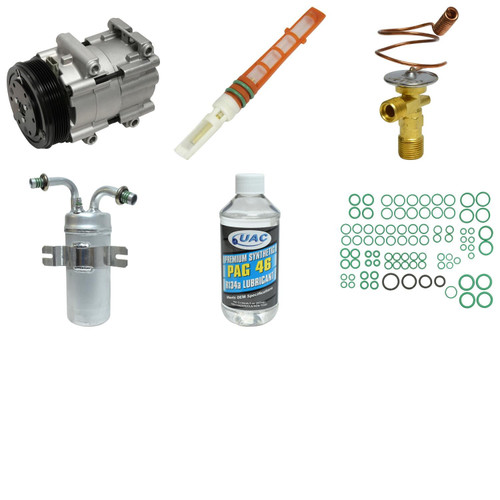 A/C Compressor Kit KT 1350 for 1989 Ford 5.0L 5.8L (E-150 Econoline, E-150 Econoline Club Wagon)