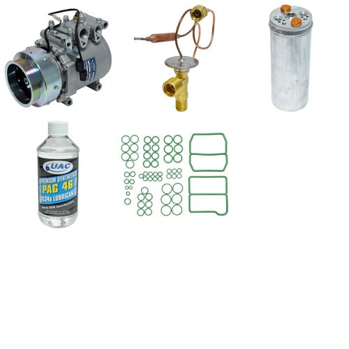 A/C Compressor Kit KT 1744 for 1994-1997 Mitsubishi/Plymouth 1.8L (Mirage, Colt)
