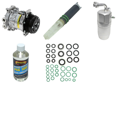 A/C Compressor Kit KT 6198 for 2001 Chevrolet/GMC 8.1L 6.0L (Silverado 2500 HD, Sierra 2500 HD)