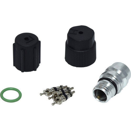 Universal Air Conditioner A/C System Valve Core and Cap Kit VC 2901C