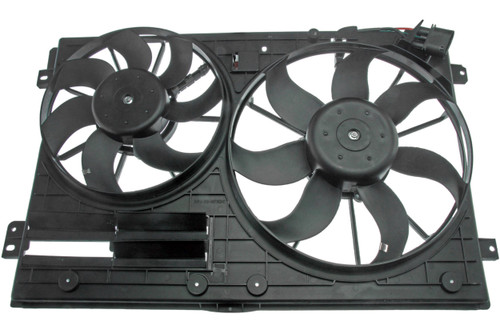 URO Parts Cooling Fan Assembly 1K0121205AJK for 2006-2017 Audi/Volkswagen 2.0L 1.8L (A3, A3 Quattro, TT, TT Quattro)