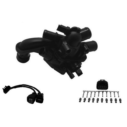 Vernet Engine Coolant Thermostat Housing TEK2110.105J for 2007-2014 Mini 1.6L (Cooper, Cooper Countryman)