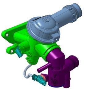 Wahler OEM Engine Coolant Thermostat Housing Assembly 412473.99 for 2017-2023 Jaguar/Land Rover 2.0L (E-Pace, F-Pace, F-Type, XE)