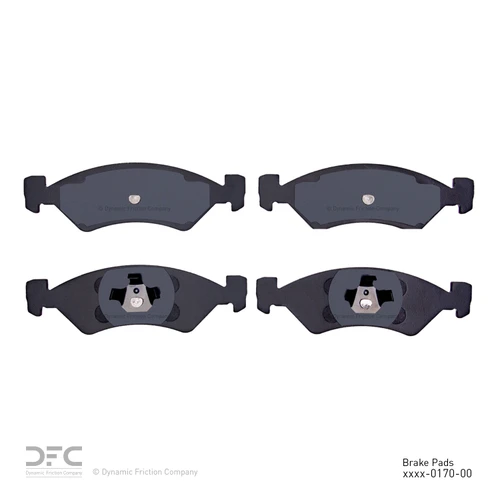 DFC 5000 Advanced Brake Pads - Semi Metallic 1551-0170-00