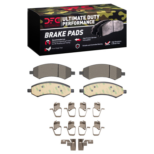 DFC Ultimate Duty Performance Brake Pads and Hardware Kit 1400-1084-01