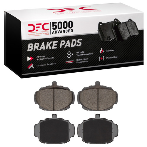DFC 5000 Advanced Brake Pads - Semi Metallic 1551-0027-00