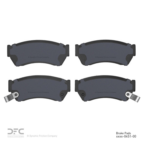DFC 5000 Advanced Brake Pads - Semi Metallic 1551-0451-00