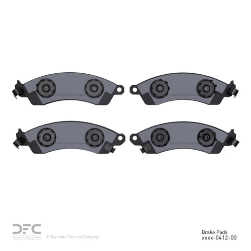 DFC 5000 Advanced Brake Pads - Semi Metallic 1551-0412-00