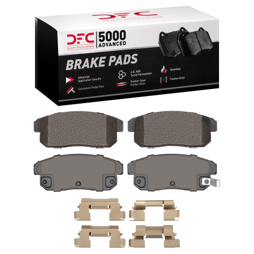 DFC 5000 Advanced Pads - Semi-Metallic and Hardware Kit 1551-1008-01