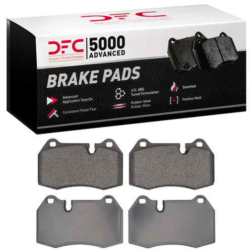 DFC 5000 Advanced Brake Pads - Low Metallic and Hardware Kit 1551-1133-09