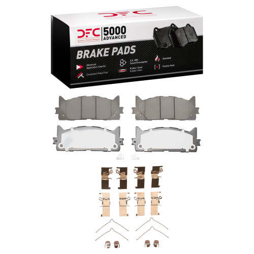 DFC 5000 Advanced Pads - Ceramic and Hardware Kit 1551-1293-01
