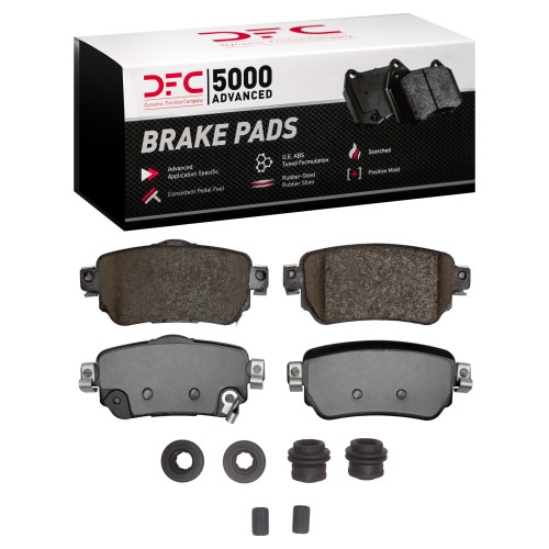 DFC 5000 Advanced Brake Pads - Ceramic & Hardware Kit 1551-1965-01