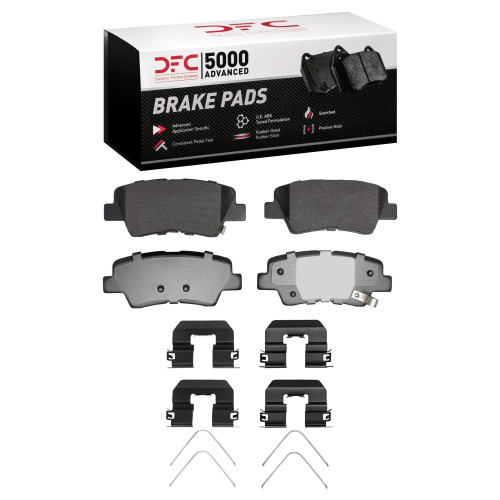 DFC 5000 Advanced Pads - Ceramic and Hardware Kit 1551-1848-01