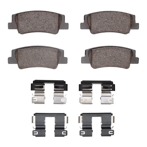 DFC 5000 Advanced Brake Pads - Ceramic and Hardware Kit 1551-2299-01