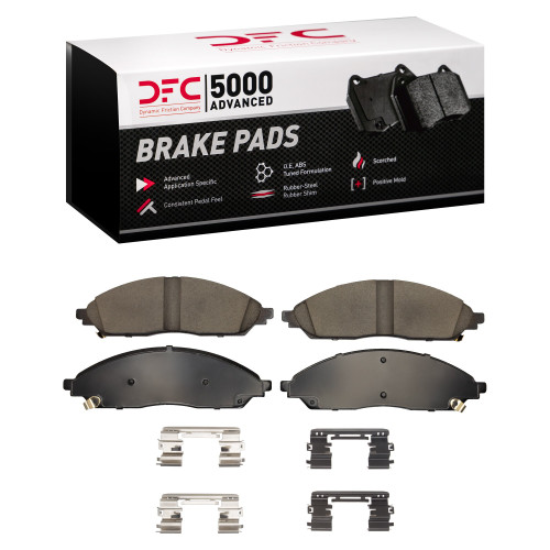 DFC 5000 Advanced Brake Pads - Ceramic and Hardware Kit 1551-2402-01